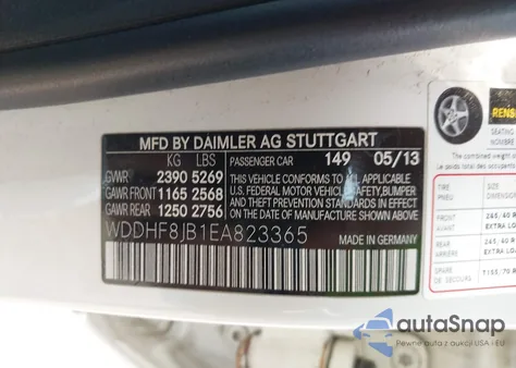 2014 Mercedes-Benz E 350 4Matic from USA, damaged, VIN WDDHF8JB1EA823365